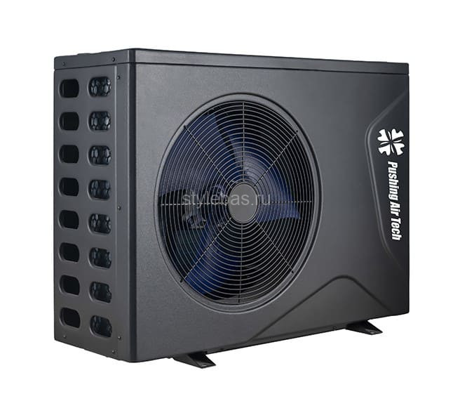 Тепловой насос для бассейнов (21 кВт 220 В) EVI Turbo Inverter Pushing Air Tech WE-21
